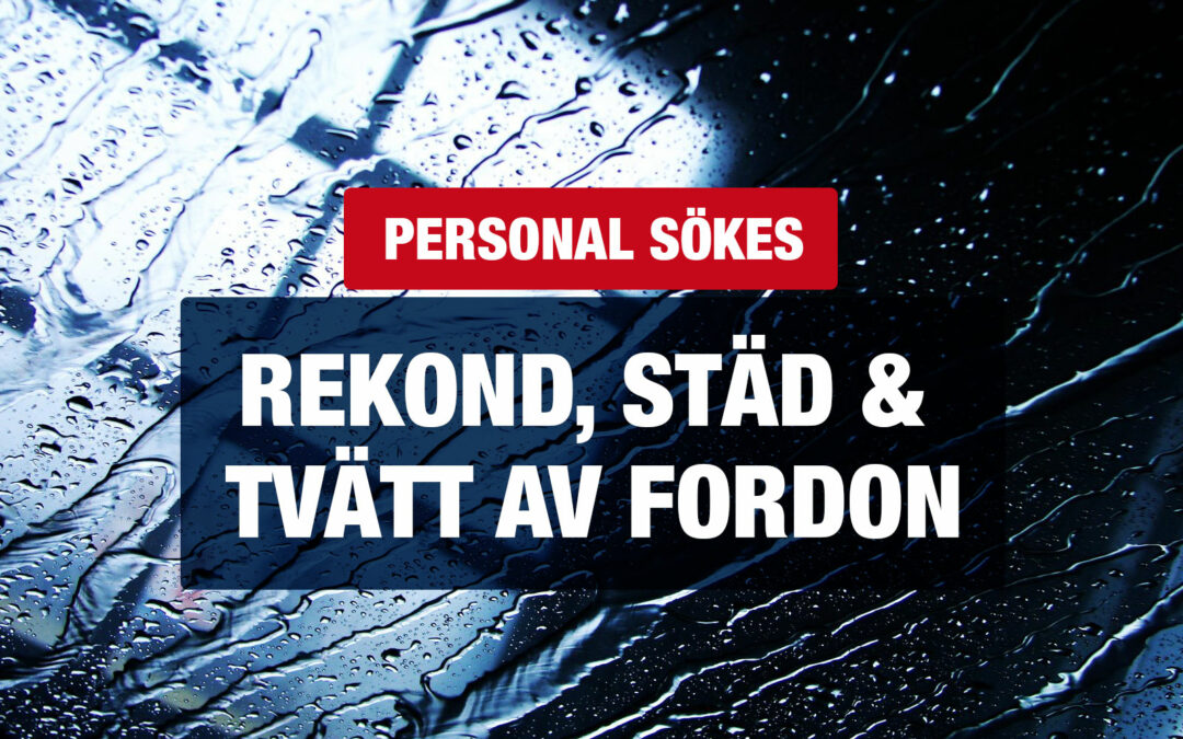 Personal sökes till Städ & Tvätt