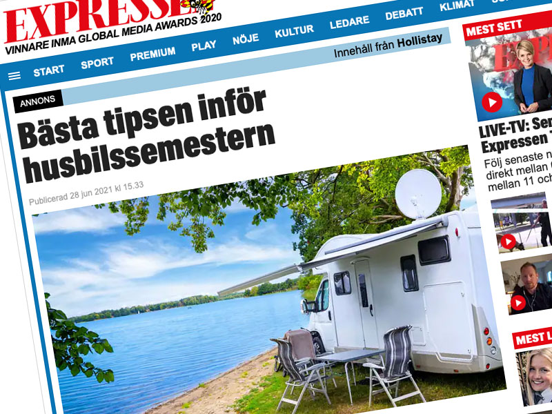 Bästa tipsen inför husbilssemestern